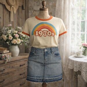 GAP 2006, Y2K Denim Mini Skirt